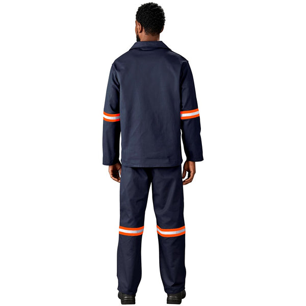 Artisan Premium 100% Cotton Jacket - Reflective Arms - Orange Tape