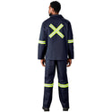 Artisan Premium 100% Cotton Jacket - Reflective Arms & Back - Yellow Tape