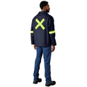 Artisan Premium 100% Cotton Jacket - Reflective Arms & Back - Yellow Tape