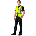 Direction En4 Hi-Viz Reflective Full Zip Vest