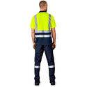 Surveyor Two-Tone Hi-Viz Reflective Golf Shirt