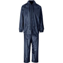 Weather Polyester/PVC Rainsuit - Navy