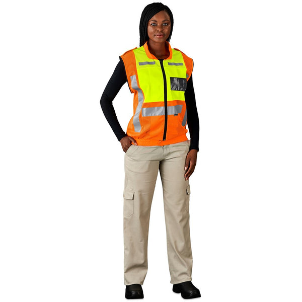 Metro Two-Tone Hi-Viz Reflective Zip-Off Jacket