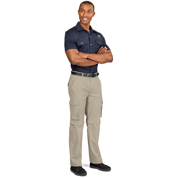 Mens Cargo Zip Off Pants