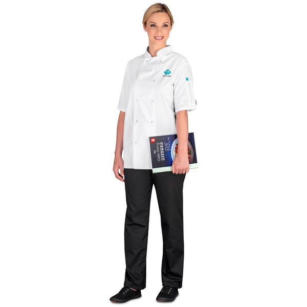 Unisex Short Sleeve Zest Chef Jacket