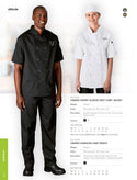 Unisex Short Sleeve Zest Chef Jacket