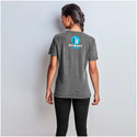 Ladies Michigan Melange V-Neck T-Shirt