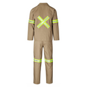 Trade Polycotton Conti Suit - Reflective Arms, Legs & Back - Yellow Tape