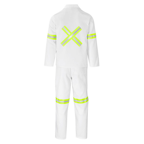 Trade Polycotton Conti Suit - Reflective Arms, Legs & Back - Yellow Tape