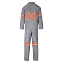 Trade Polycotton Conti - Suit Reflective Arms, Legs & Back - Orange Tape