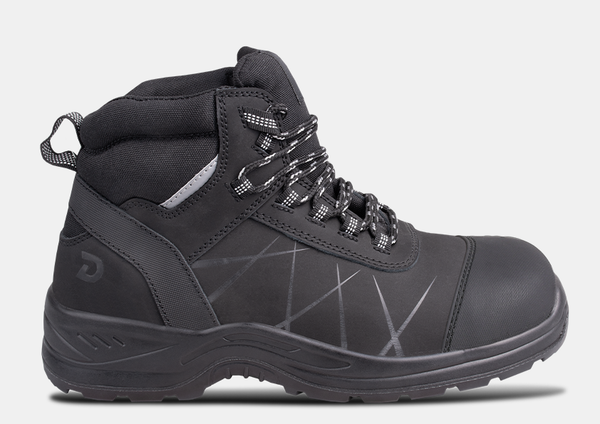DOT Blaze Hiker Black Safety Boots - product view 3
