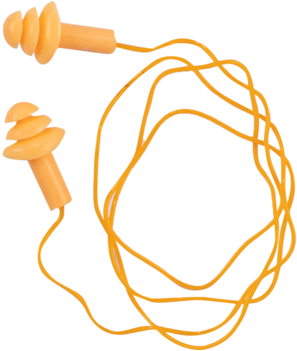 Reusable Earplug Orange Corded