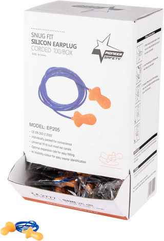 Corded Silicone Reusable Earplugs