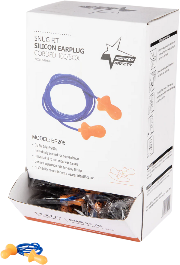 Corded Silicone Reusable Earplugs