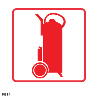 Fire Trolley safety sign (FB14) | Fire Safety Signs South Africa