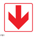 Location of Fire Fighting equipment safety sign (FB1)