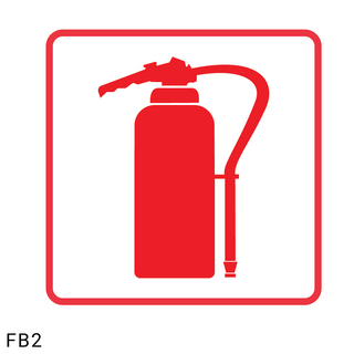 Fire Extinguisher safety sign (FB2)