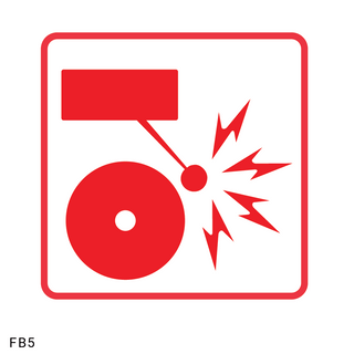 Fire Alarm safety sign (FB5)