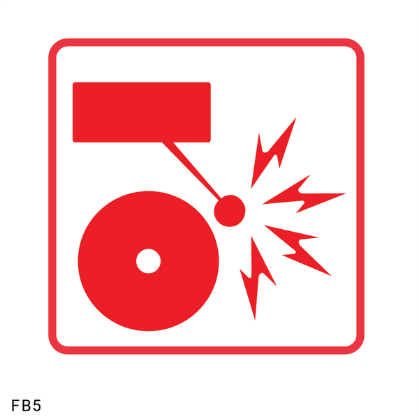 Fire Alarm safety sign (FB5)