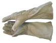 8-Inch Chrome Leather Apron-Palm Gloves