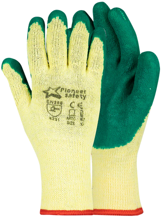 Latex Dipped Gripper Gloves