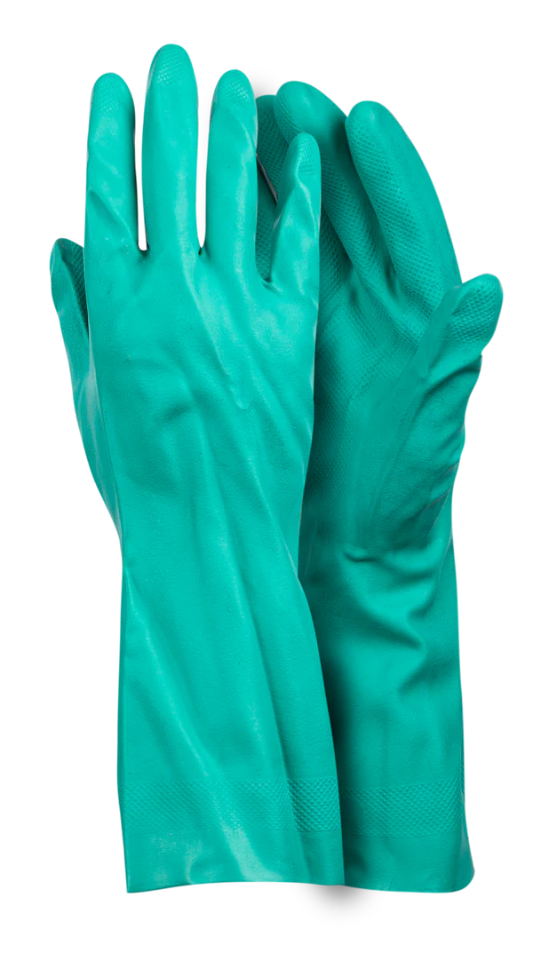 Chemical Palm Dipped Nitrile Gloves