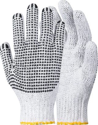 Cotton Polka Dot - Single Sided Gloves