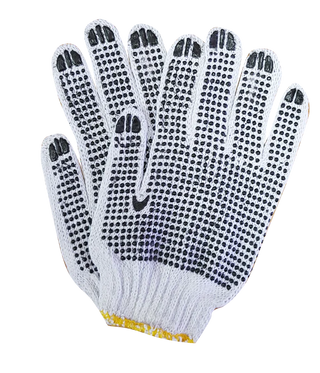 Cotton Polka Dot - Double Sided Gloves