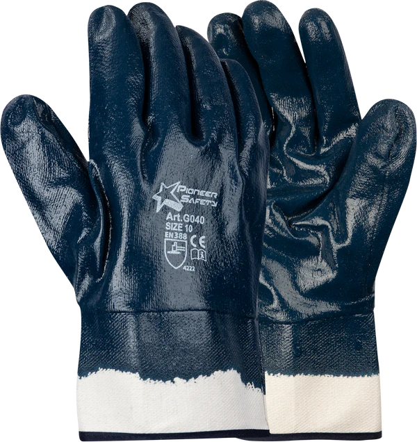 Nitrile Fully Dipped Gloves - Gauntlet