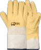 Yellow Comarex Heavy-Crinkle Safety-Cuff Gloves