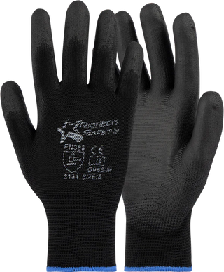 PU Inspector Gloves - Black