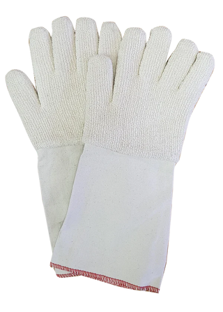 Cotton Towelling Gloves - 40cm