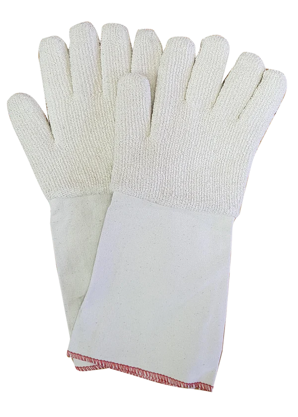 Cotton Towelling Gloves - 40cm