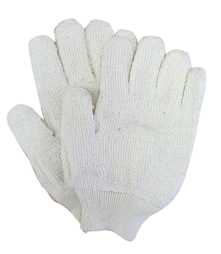 Cotton Towelling Gloves - 7cm