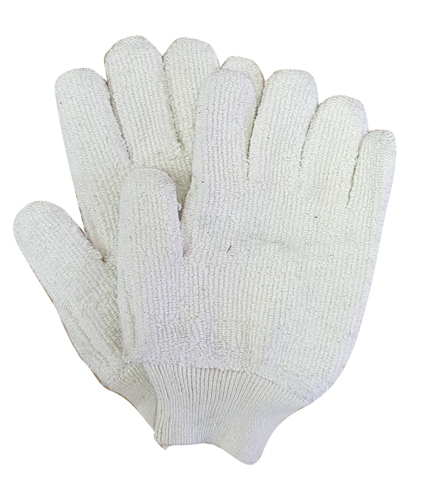 Cotton Towelling Gloves - 7cm