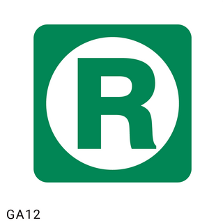 Refuge Chamber safety sign (GA12)