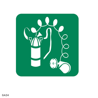 Breathing Apparatus safety sign (GA24)