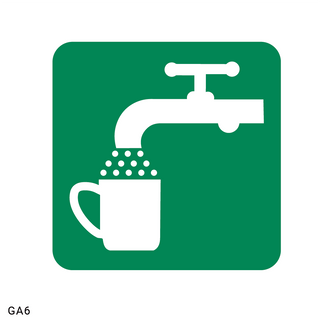 Drinking Water safety sign (GA6)