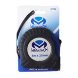 Measuring Tape Marathon Rubberised 8M X 25 mm Mtr