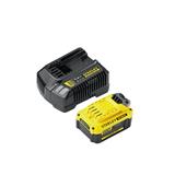 Stanley Fatmax Charger & Battery 18V V20 1X4Ah Sfmcb14M1-Qw
