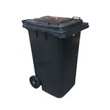 Refuse Bin 240Ltr-On Wheels-Charcoal ( Min 5 Asst)