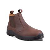 WRIGHT Chelsea Steel-Toe Safety Boots - Brown - Size 8