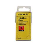 Staples Stanley 6 mm L/Duty Pkt1000 1-Tra204T