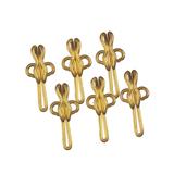 Curtain Hooks Brass R7 50 Per Pack
