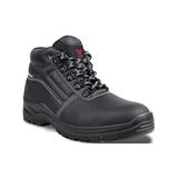 WRIGHT Chukka Steel-Toe Safety Boots - Black - Size 8
