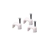 Cable Clips PVC Flat 8 mm Box 100