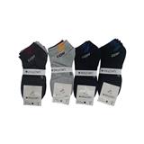 Socks Shoe Length Mens Asst Colours Pack 12 Pairs Ua55-1
