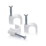 Cable Clips PVC Round 4 mm Box 100