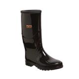 Wayne Duralight Knee-Length Gumboots - Black (Non-Steel Toe) - Size 7