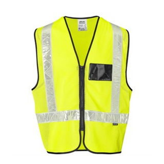 Air Field Waist Coat Pvc Tape Velcro Close Premium(Airport)